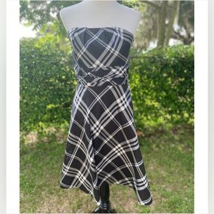 White House Black Market strapless dress